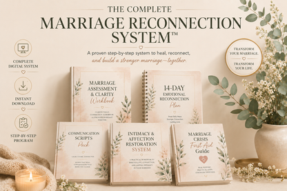Feeling lonely, emotionally neglected, or like you're the only one trying in your marriage? Rebuild emotional connection and start experiencing the first signs of closeness again in as little as 14 days without endless arguments, blame, or pressure.
