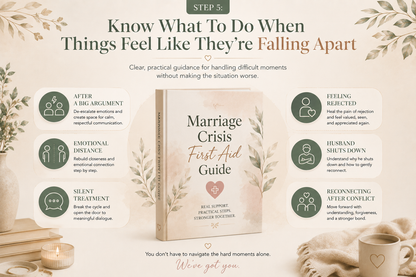 Feeling lonely, emotionally neglected, or like you're the only one trying in your marriage? Rebuild emotional connection and start experiencing the first signs of closeness again in as little as 14 days without endless arguments, blame, or pressure.